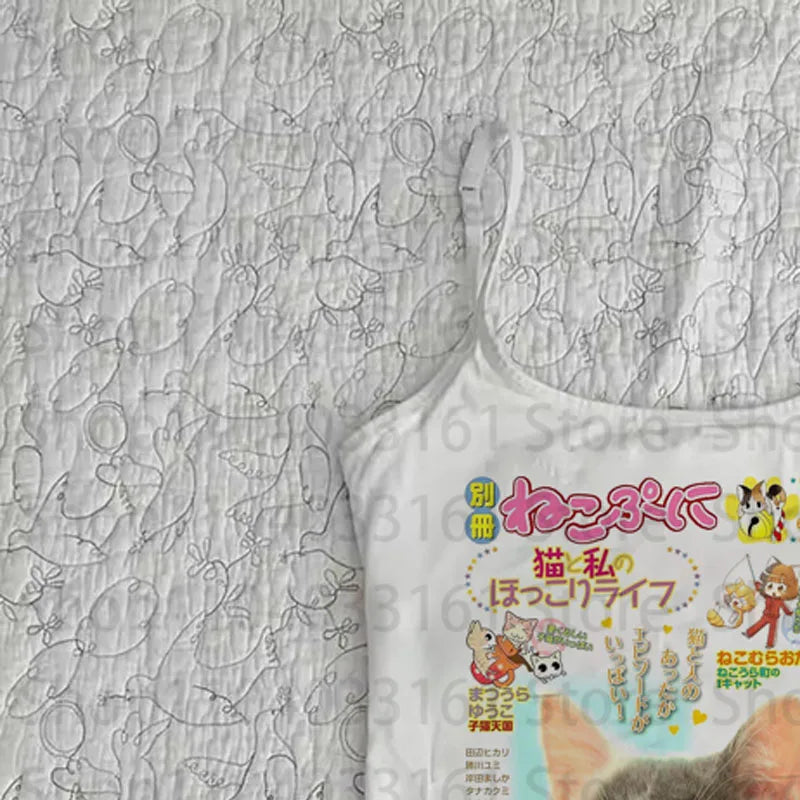 Crop Tops Y2k Top Women Aesthetic Gothic Clothes Women Summer Tanks &amp; Camis Vintage Clothing Emo Harajuku Shoujo Girl Style 90s