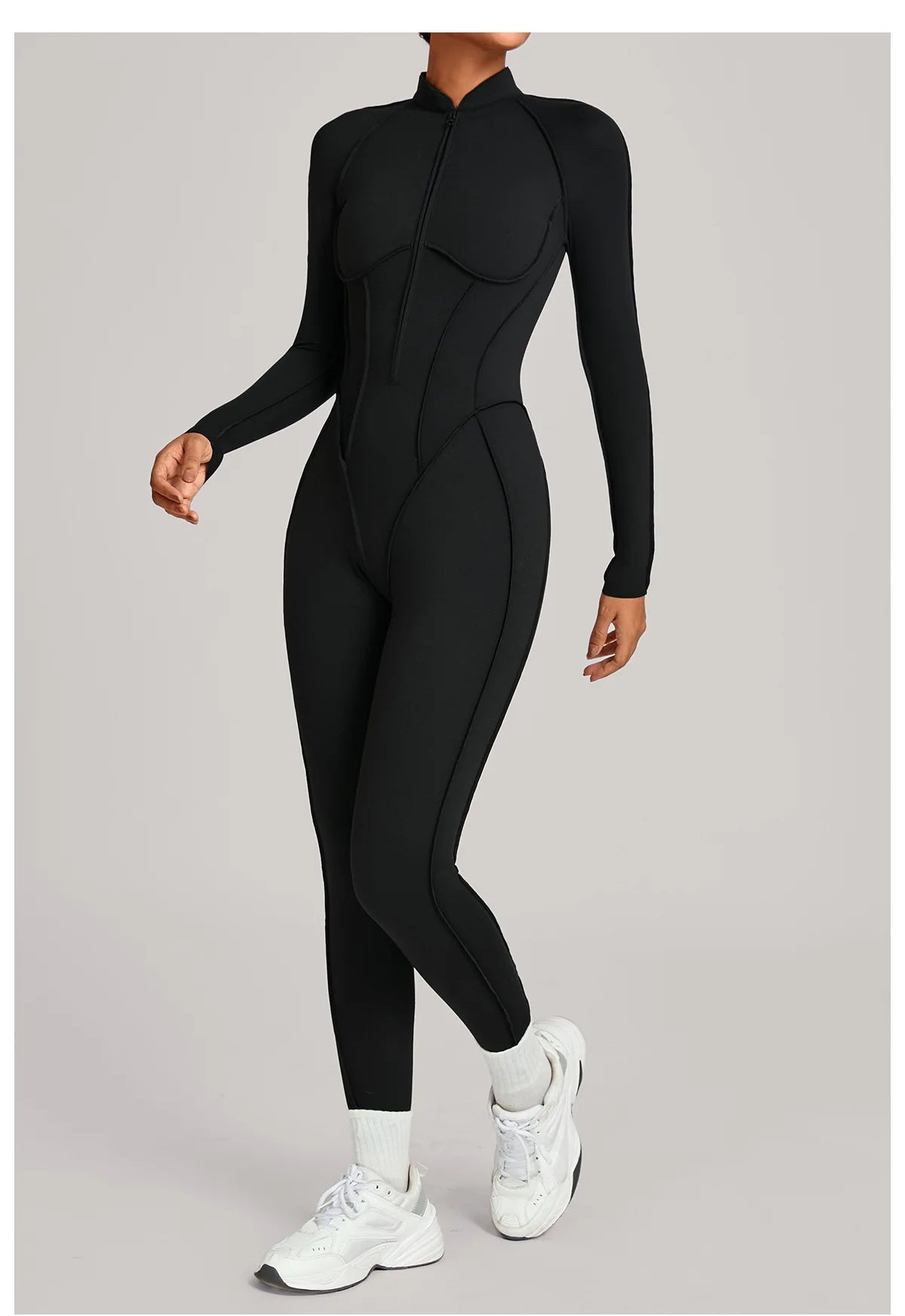 Yoga Suit Yoga Bodysuit Gym Set Women Sportswear Fitness Long Sleeve Sports Jumpsuit Female Workout Clothes One-piece Tracksuits