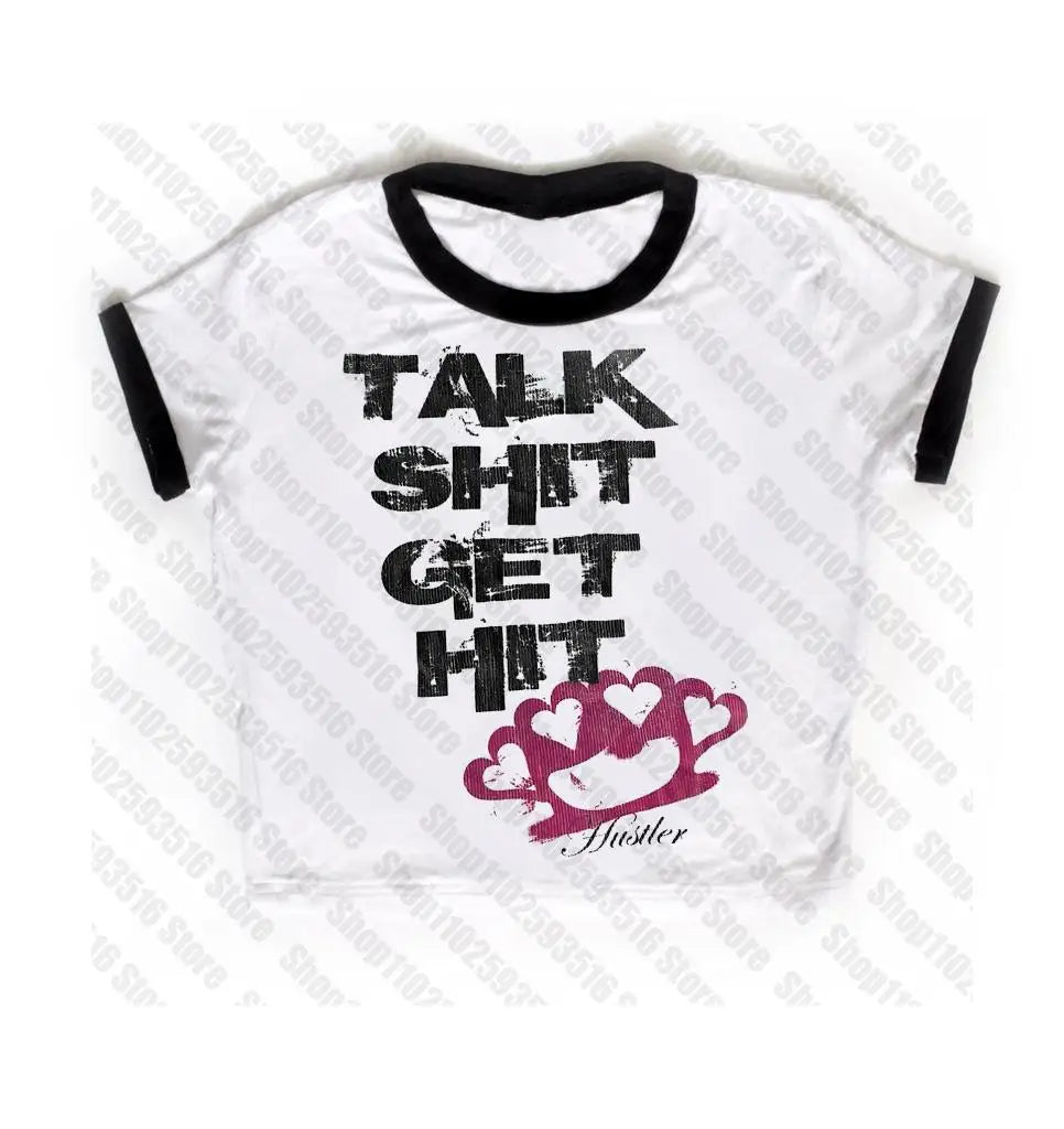 Crop Tops Y2k Vintage Top for Women 90s Vintage Clothes Women&