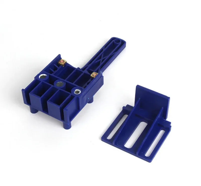 Woodworking Dowel Handheld Drill Guide and Hole Saw Tool 6/8/10mm Drill Bit For Carpentry Straight Hole Locator Clamp