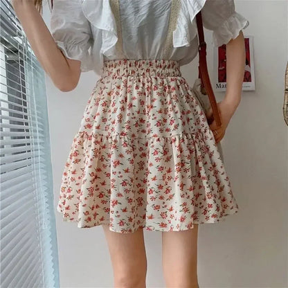 Short Mini Skirts For Women Korean Style Woman Skirt Chiffon Summer Offer Aesthetic Hot Harajuku Luxury Elegant Modest Stylish V