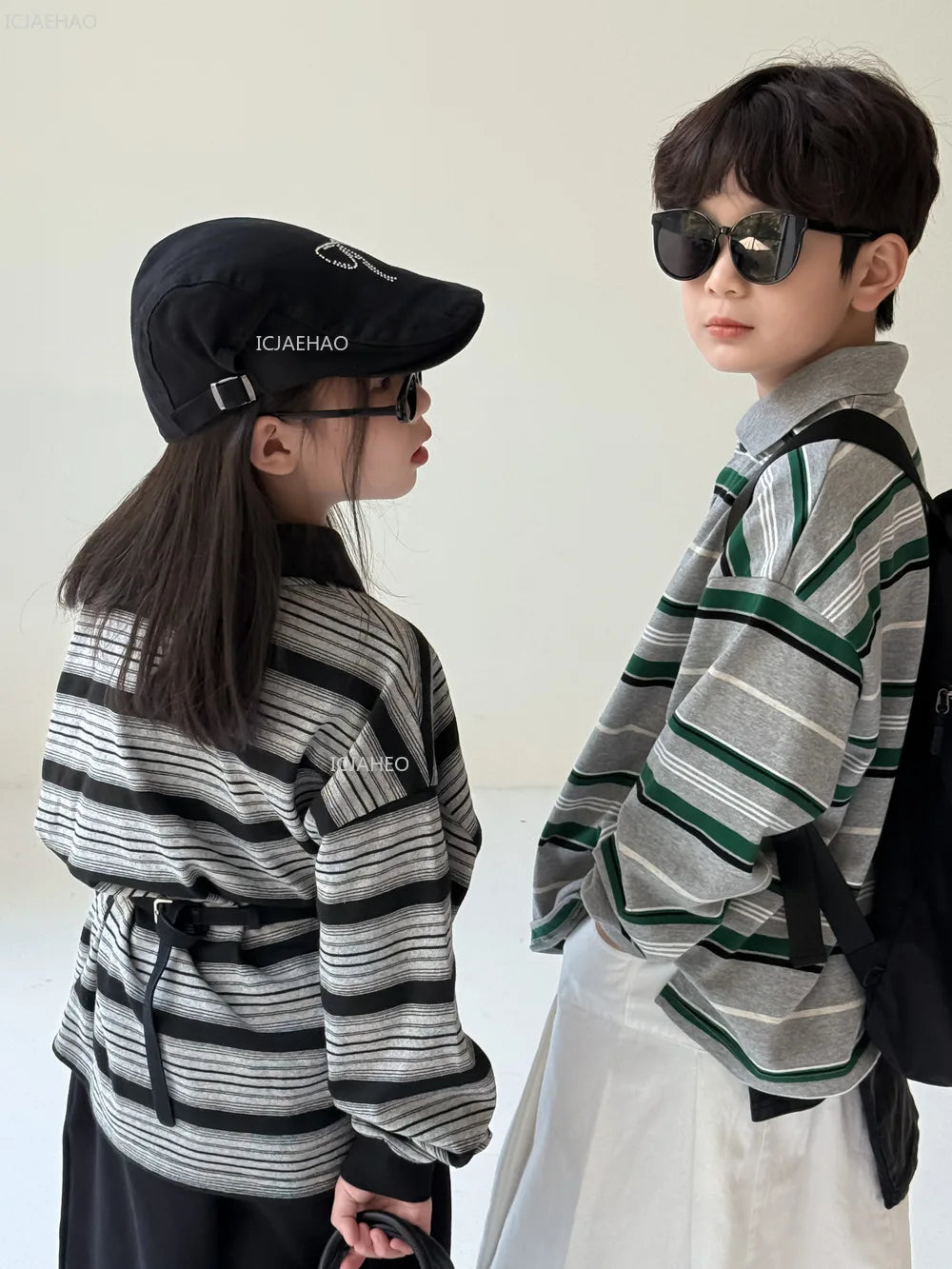 Kids Shirt Clothing Unisex Striped Long Sleeve Tops children Casual Wear Toddler Boys Girls Children Outfit  Autumn Costumes