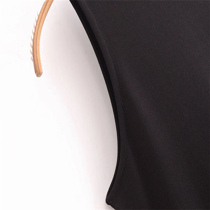 Fashion Party Dress for Women Fashion Autumn Winter New Round Neck Sleeveless Sequined Patchwork Chic Female Evening Clothing