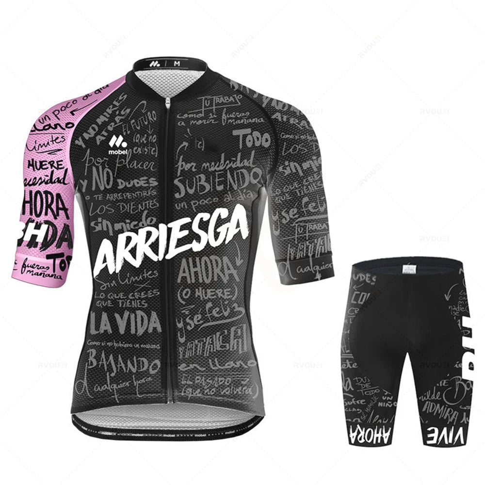Cycling Jersey Set Team Racing Bike Clothes Summer Mountain Bicycle Clothing Men&