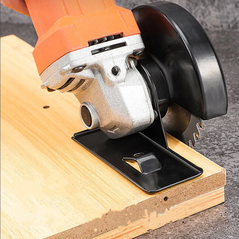 Hand Angle Grinder Base Balance Bracket Adjustable Thickened Steel Holder Cutting Machine Base Diy Woodworking Tools Protection