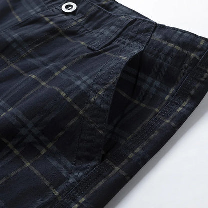 Men Shorts 2023 Fashion Plaid Beach Shorts Mens Casual Camo Camouflage Shorts Military Short Pants Male Bermuda Cargo Overalls