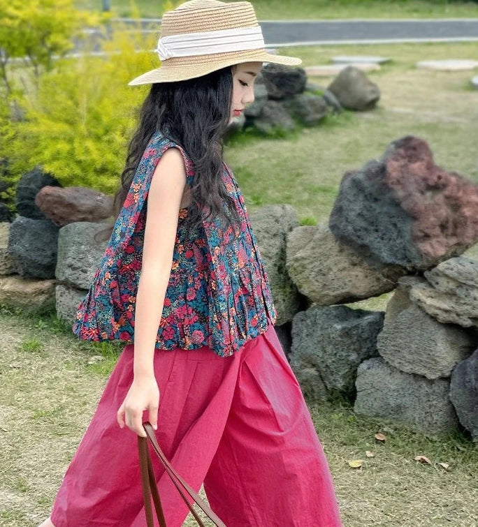 Kids Girl Clothes Summer Suits for Girls 12 14 Years Old Clothing Sets 4 7 Children 11 Korean Children&