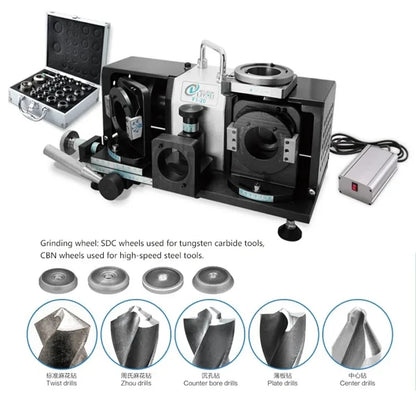 Drill Bit Grinding Machine 5000RMP Unity Drill Re-Sharpener F1-20 Drill Grinding Machine Alloy Twist Drill Grinding Machine