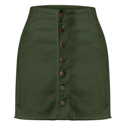 Jeans Skirt Women Shorts Comfortable Soft Breathable Denim Short Skirts Elastic Fashionable Hip Skirt Ruffle Table Skirt Female