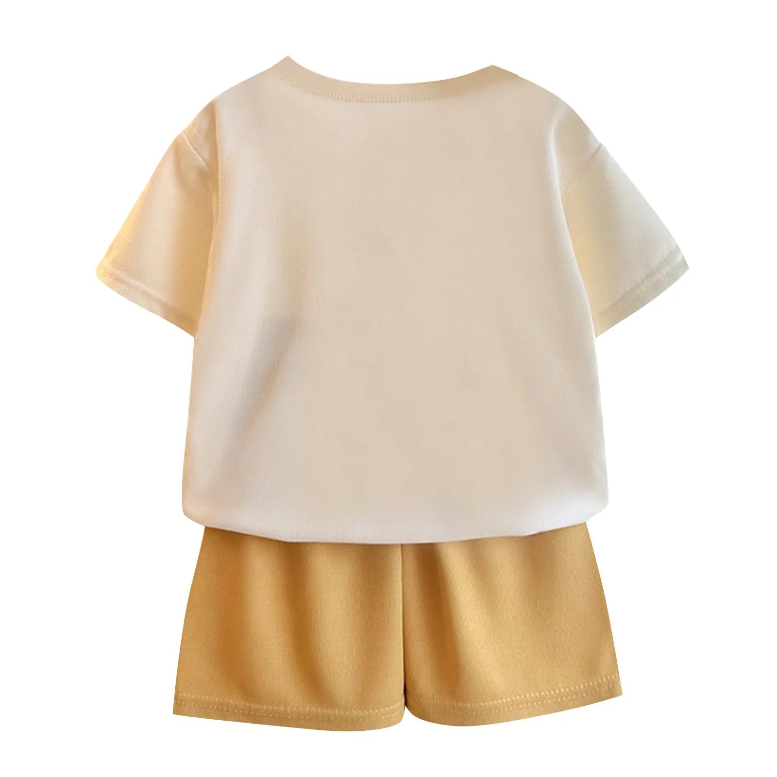 Boys Girls Cartoon Clothing Set Toddler Essentials Breathable Short Sleeve T-shirt Summer Outfit Soft Casual Loose Kids Shorts