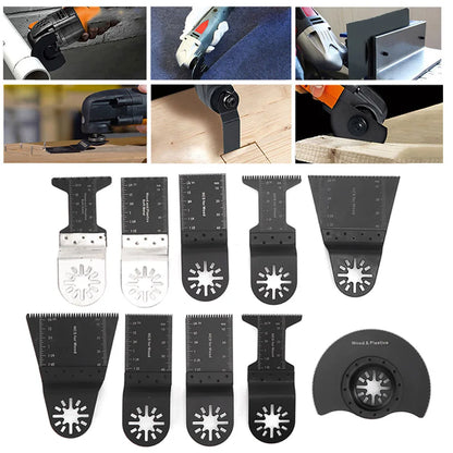 Saw Accessories  Oscillating Saw Blades Multifunctional Cutting Tool for Wood Plastic Soft Metal Wood Cutting Kit