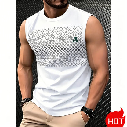 sleeveless T-shirt for man Summer tank tops Fashion Men&