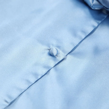 Silk-like Sleepwear Set Women&