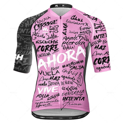 Cycling Jersey Set Team Racing Bike Clothes Summer Mountain Bicycle Clothing Men&