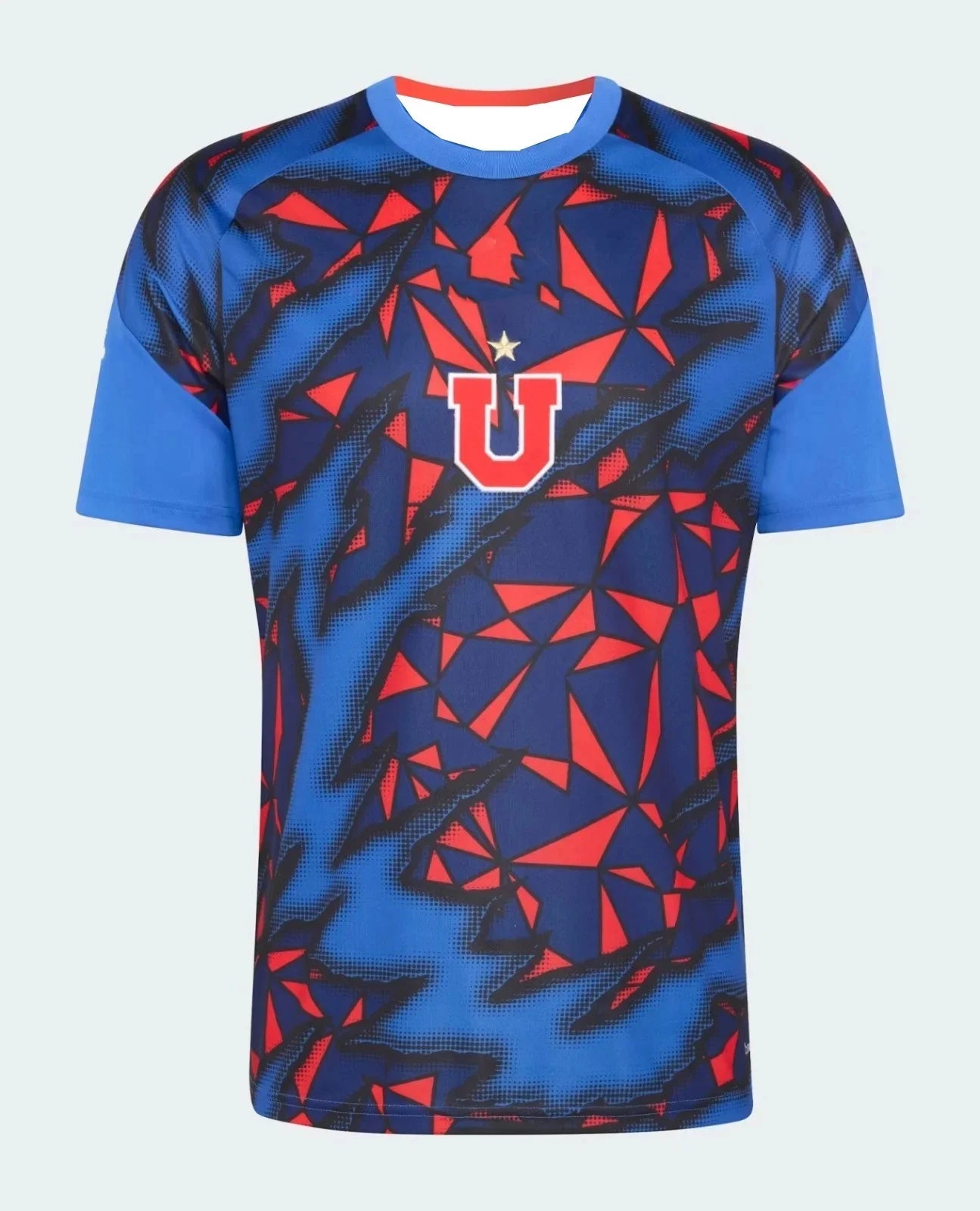 2026 New Jersey  3D Sports Universidad de Chile  Special Edition Soccer Jersey – Blue Red Geometric Pattern