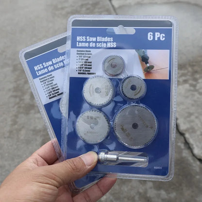 High Speed Steel Saws Blade Set Sharp Stable Non Deviation Suitable Wood Cutting Fits Drills Impact Drills DIY Woodworking Tools