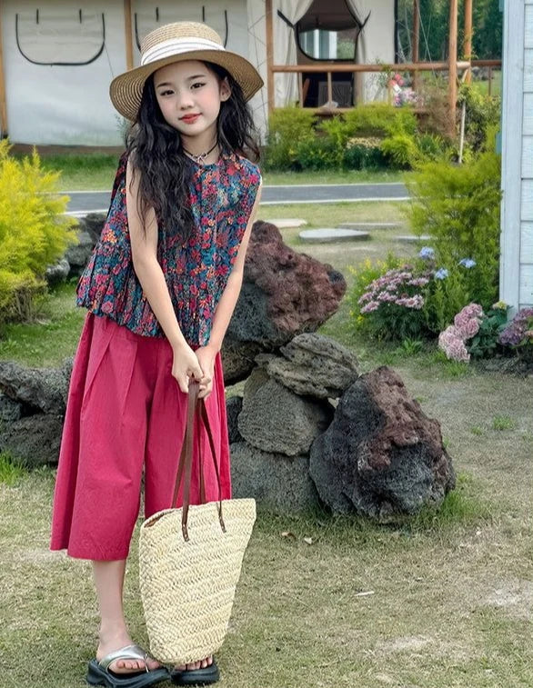 Kids Girl Clothes Summer Suits for Girls 12 14 Years Old Clothing Sets 4 7 Children 11 Korean Children&