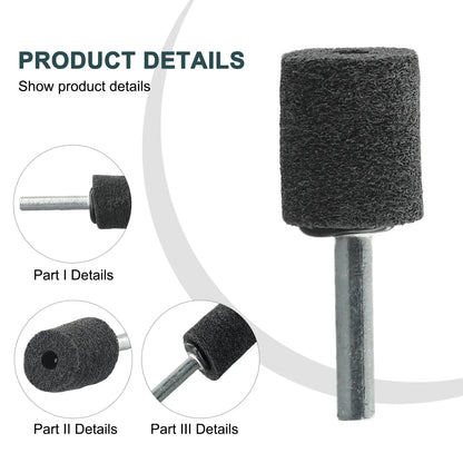 Grinding Polishing Head Electric Drill Bit Wheel 1/4inch Shank 20/25/30/40/50mm For Dremel Rotary Accessories Power Wood Tools