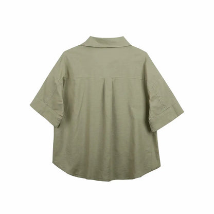 Linen Shirt Women&