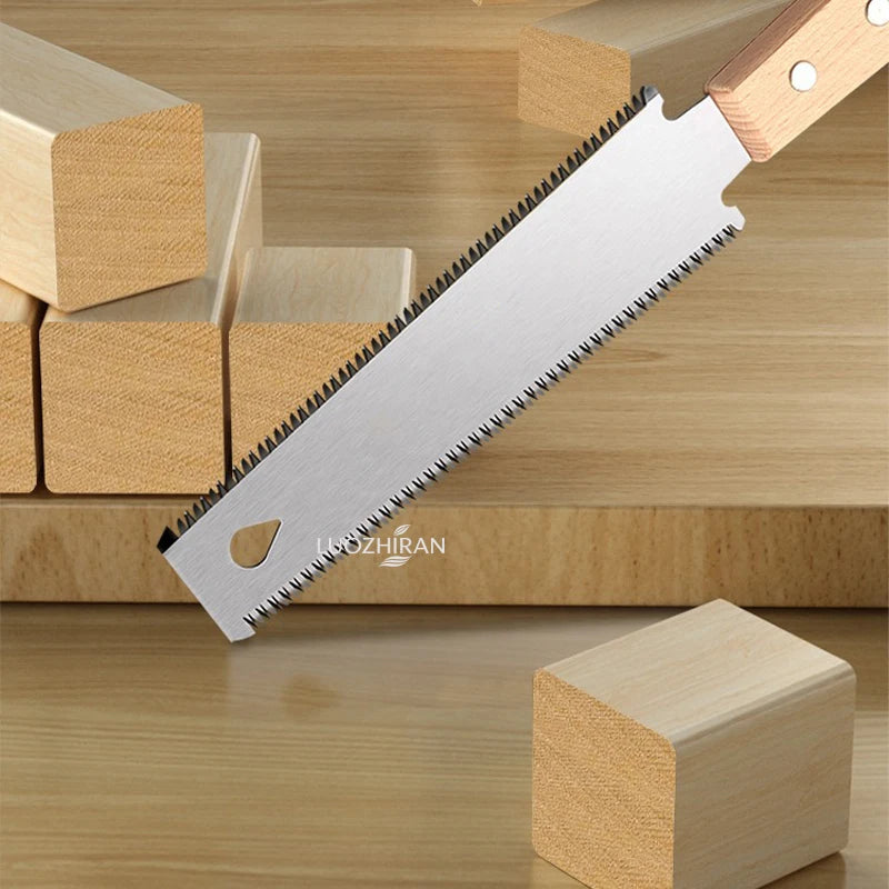  Hand Saw Single/Double Sided Serrated Flexible Edge Blade for Sawing Trimming Gardening Cutting Wood PVC Woodworking Hand Tool
