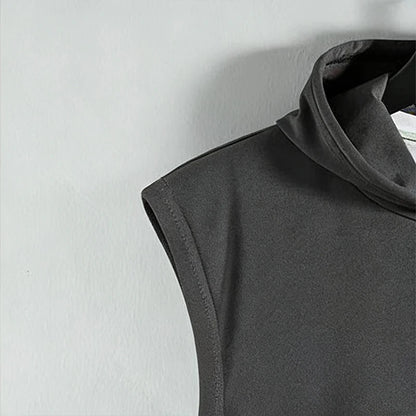 New sleeveless vest top for men with a casual temperament, trendy and lazy men&