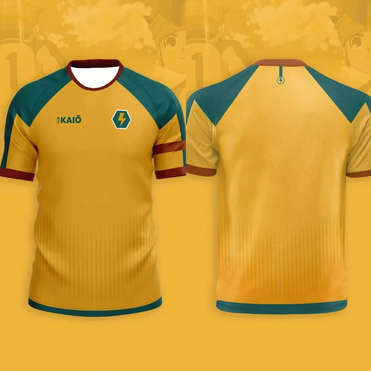 Jersey Anime Football Inama Eleven Joint 3D Print T-shirt Men Women Fashion Oversized Short Sleeve Tops Clothing Beach surfing