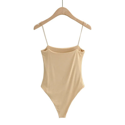 BRADELY MICHELLE 2022 Summer Women Rompers Slim Underwear Waist Camisole Sleeveless Tops Bodysuits Streetwear Jumpsuits