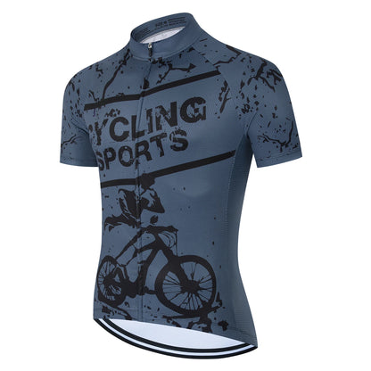 New Cycling Jersey Short Sleeve Downhill Men Jersey Mountain Bike T-shirt MTB Maillot Bicycle Shirt Uniform Cycling Clothing