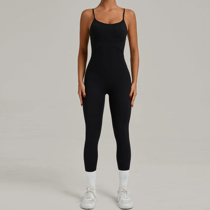 Padded One-Piece Yoga Clothes Sportswear Women&