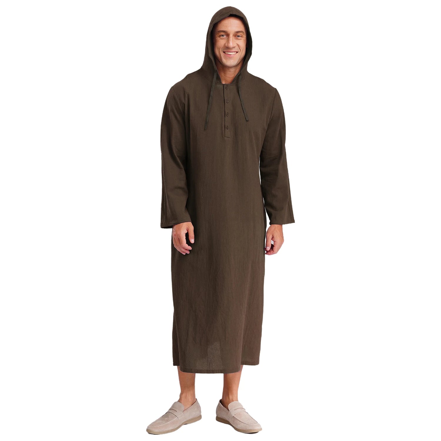 Islamic Kaftan Muslim Jubba Arabic  Thobe Men&