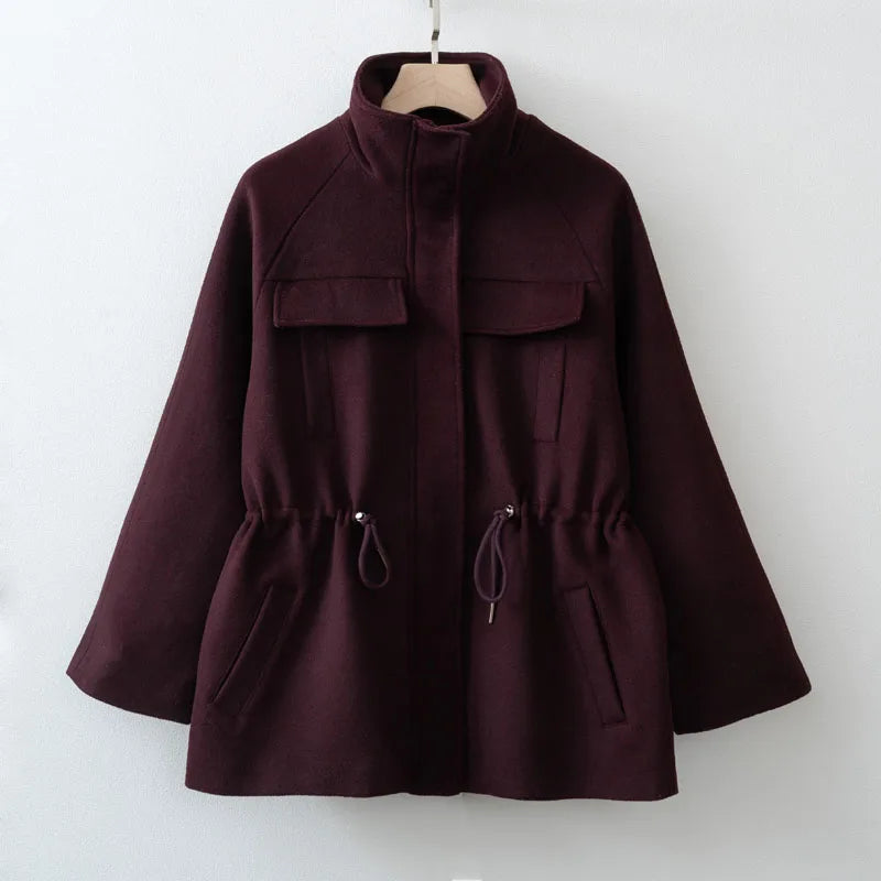 Women Fashion Woolen Jacket