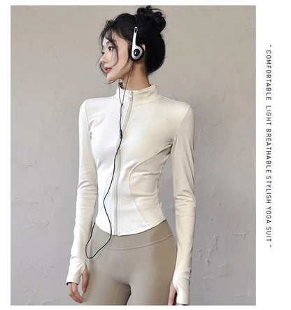 new Sportswear Woman Gym Yoga Sports Jacket Women&