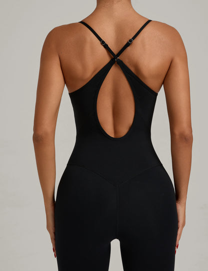 Padded One-Piece Yoga Clothes Sportswear Women&