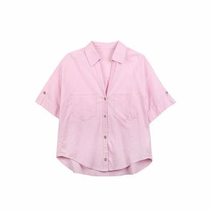Linen Shirt Women&