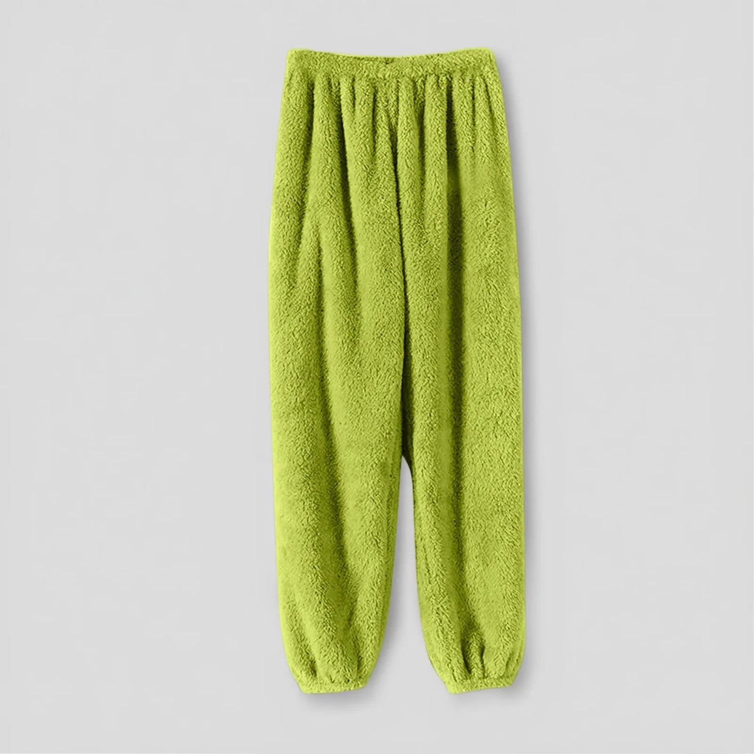 Pajamas Pants For Women Warm Winter Solid Color Sleepwear Pyjamas Plush Pants Women Nightwear Fashionable Home Wear