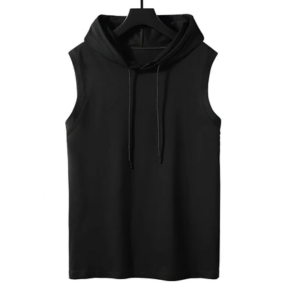 New sleeveless vest top for men with a casual temperament, trendy and lazy men&