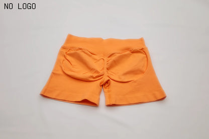 Shorts 4.5 Gym Woman Scrunch Shorts Low Ribbed Band Workout Seamless Shorts Booty Hight Stretch Running Gym Sporty Shorts