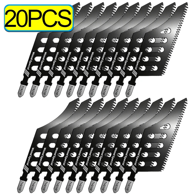 20/1PCS Jigsaw Blades Heavy Duty T-Shank Wood Aluminum Cutting Coarse Teeth Precision Tight Spaces Tools Replaceable Cut Tools