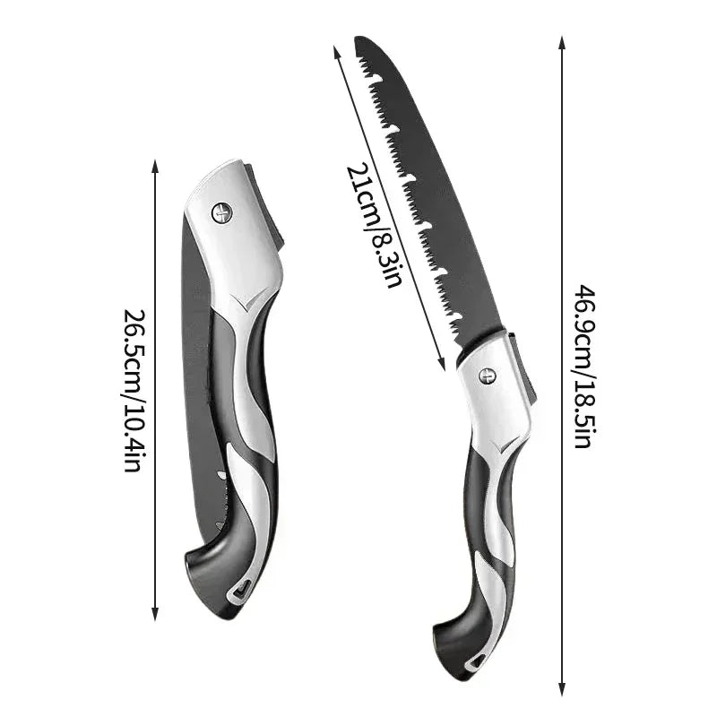 Folding Hand Saw Multifunctional Outdoor Logging Saw Woodworking Folding Portable Saw For Garden Pruner Gardening Tools Tree