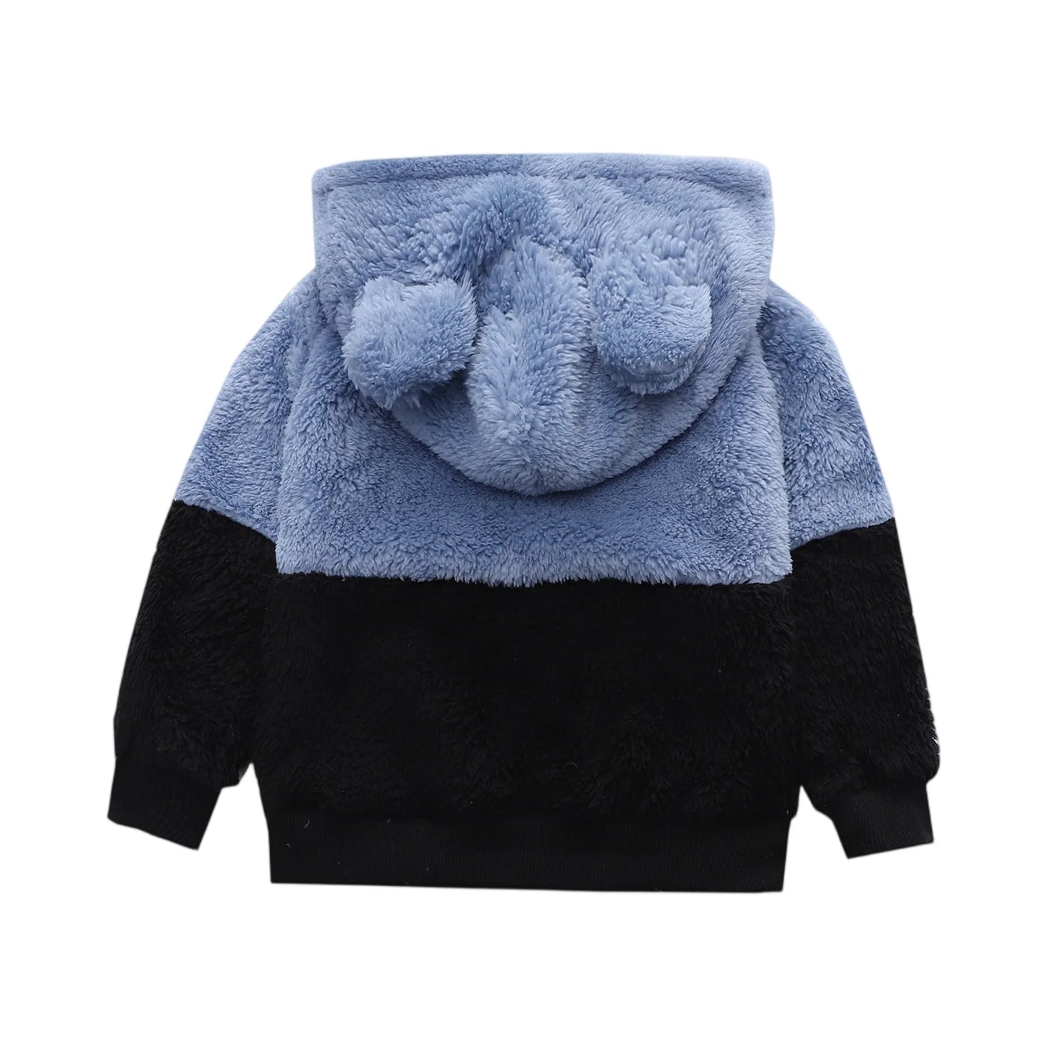 Hoodie Boys Toddler Little Boys Girls Fleec𝐞 Hoodie Pullover Sweatshirts Hooded Thick Bear Ears Shape Hoodies For Boys Age 2-8