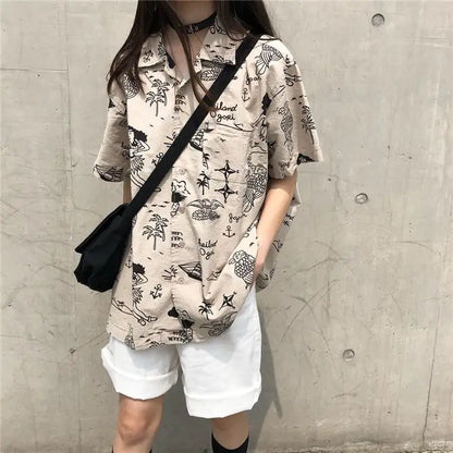 Shirts Women Linen Mandarin Collar Cropped Boxy Fit Tea Ceremony Zen Minimalist Blouse For Meditative Female Calm Daily Outfit