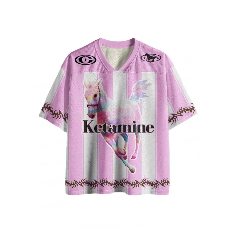2026 New Jersey Sports Short Sleeved Shirt, V-neck Short Sleeved T-shirt, Sports Fashion 3D Printed Quick Drying Jersey