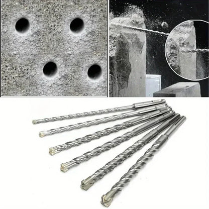 5/6/8/10/12/14/16mm Concrete SDS Plus Drill Bit Cross Electric Hammer Drill Bits for Masonry Concrete Rock Stone