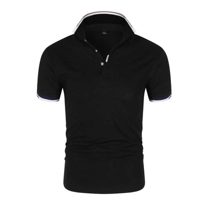 2025 new Polo T shirt for Men White Casual Short Sleeve Golf Polo Shirts Homme New Summer Clothes High Quality Ropa Hombre