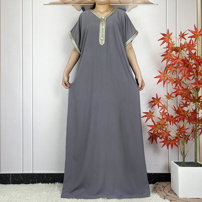 New Summer Kaftan Abaya 2023 African Dresses for Women Traditional Clothing Islam Prayer Attire Turkey Muslim Loose Robe Ramadan