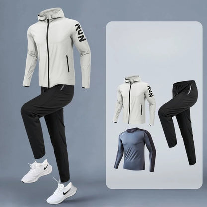 Sportswear Set for Men: Ideal for Running, Cycling, Fitness Training &amp; Gym Exercises - New in Men&