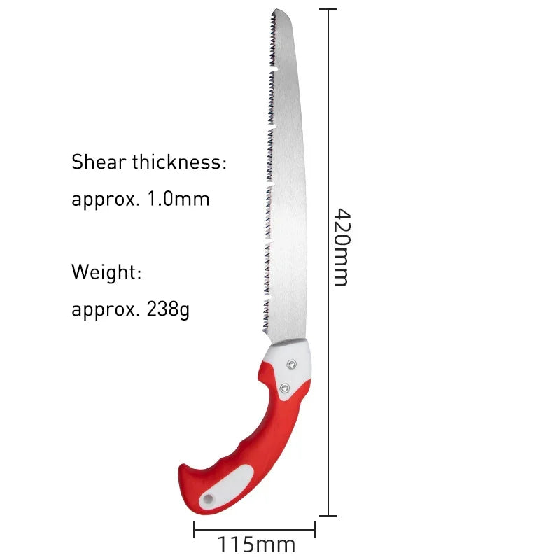 Handsaw Sharp Pruning Shear Reciprocating Waist Saw Cutter For Garden Fruit Tree Woodworking Trimming Tool With Protective Cover