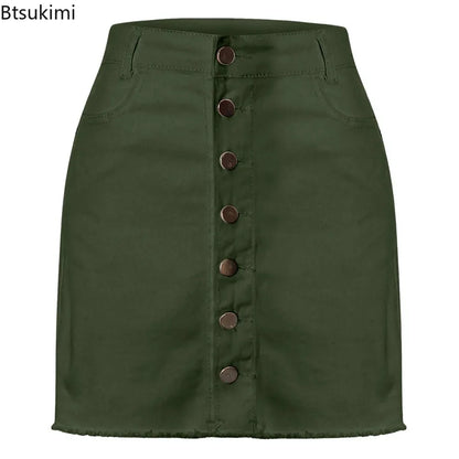 Jeans Skirt Women Shorts Comfortable Soft Breathable Denim Short Skirts Elastic Fashionable Hip Skirt Ruffle Table Skirt Female