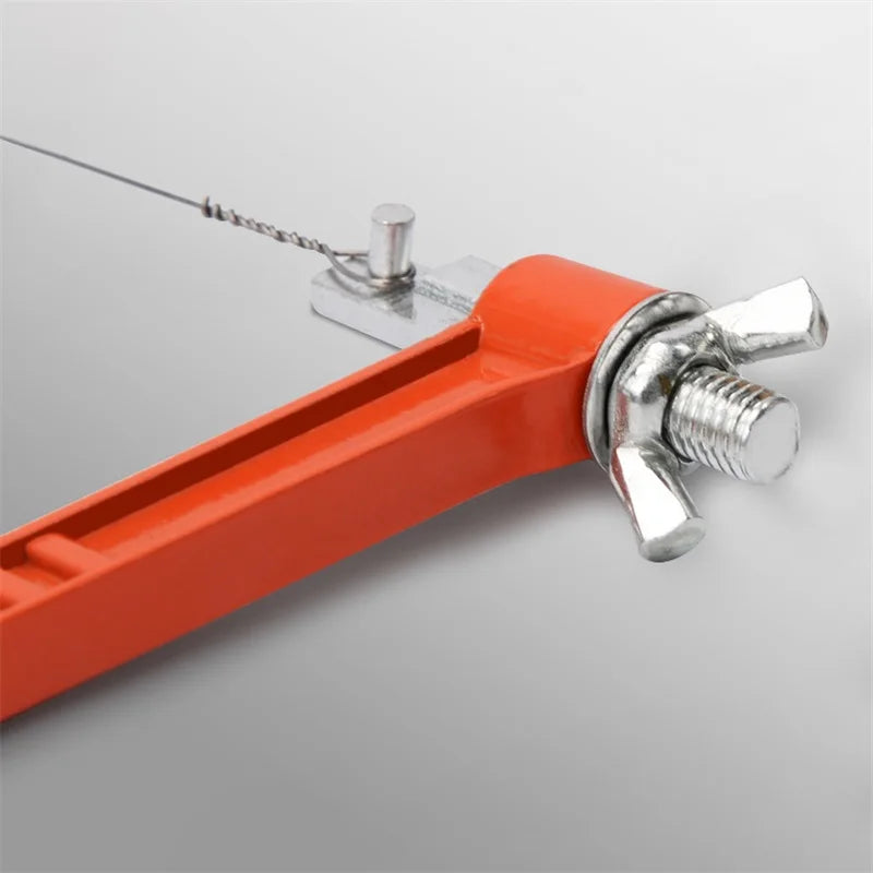 Adjustable Woodworking Saw Coping Saw With 5 Sawblade For Wood Bow DIY Tools Woodwork Wire Frame Saw Blade Cutting Hand Tool