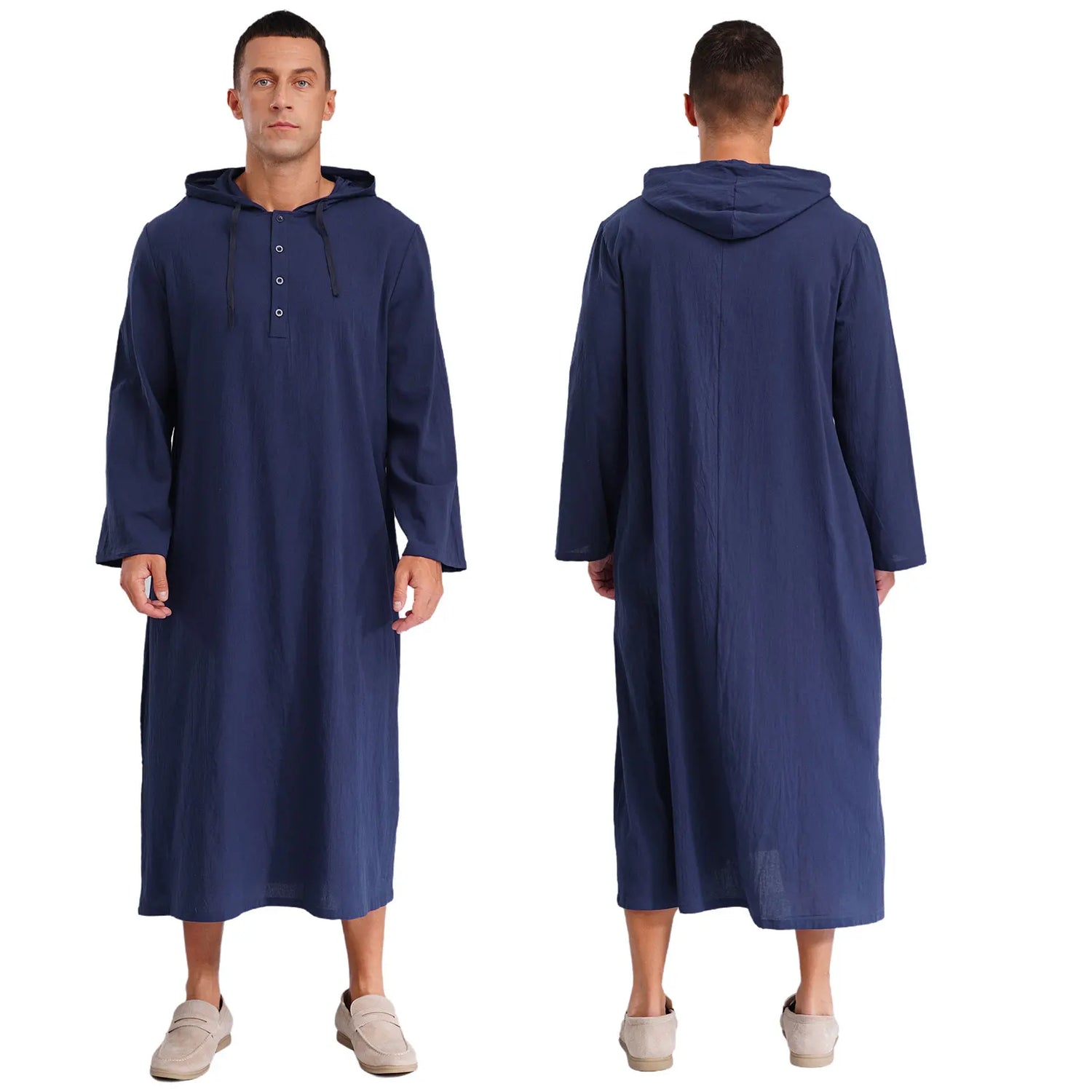 Islamic Kaftan Muslim Jubba Arabic  Thobe Men&